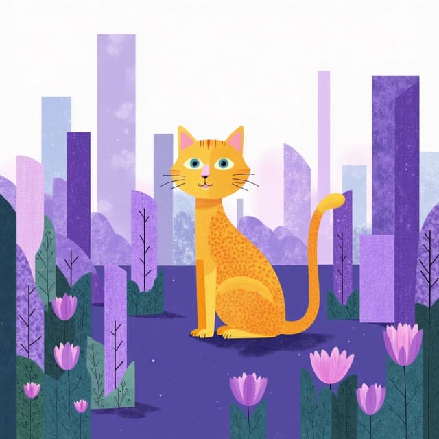 Flux Geometrical Styled Illustrations example 3