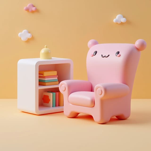 Flux Cute 3D Example 1