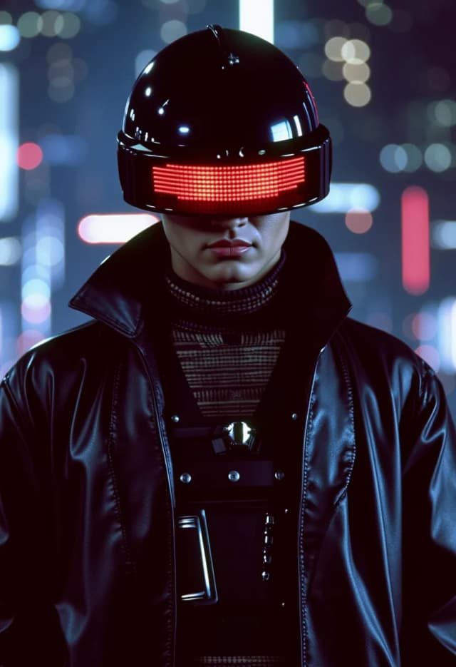 Flux 80s Cyberpunk example 1