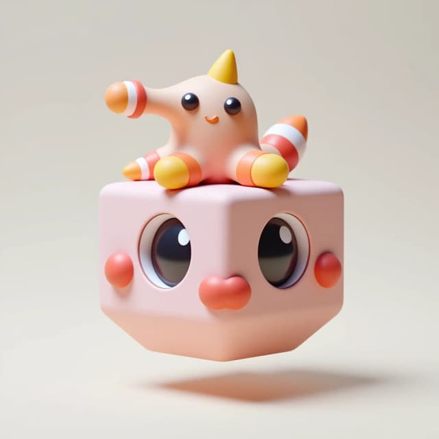 Flux Cute 3D Example 4