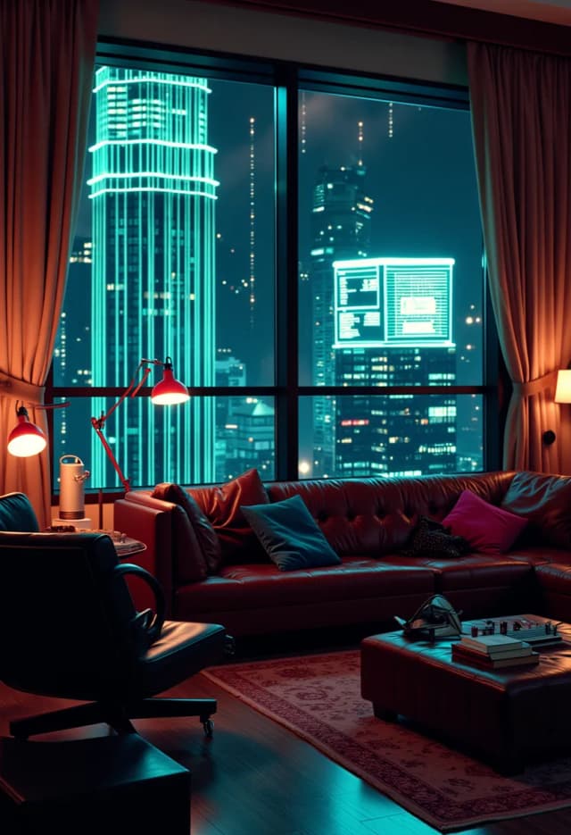 Flux 80s Cyberpunk example 2